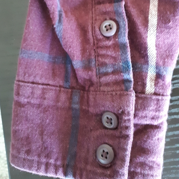 G21 Size Large Plaid Long Sleeve Short - Picture 4 of 6